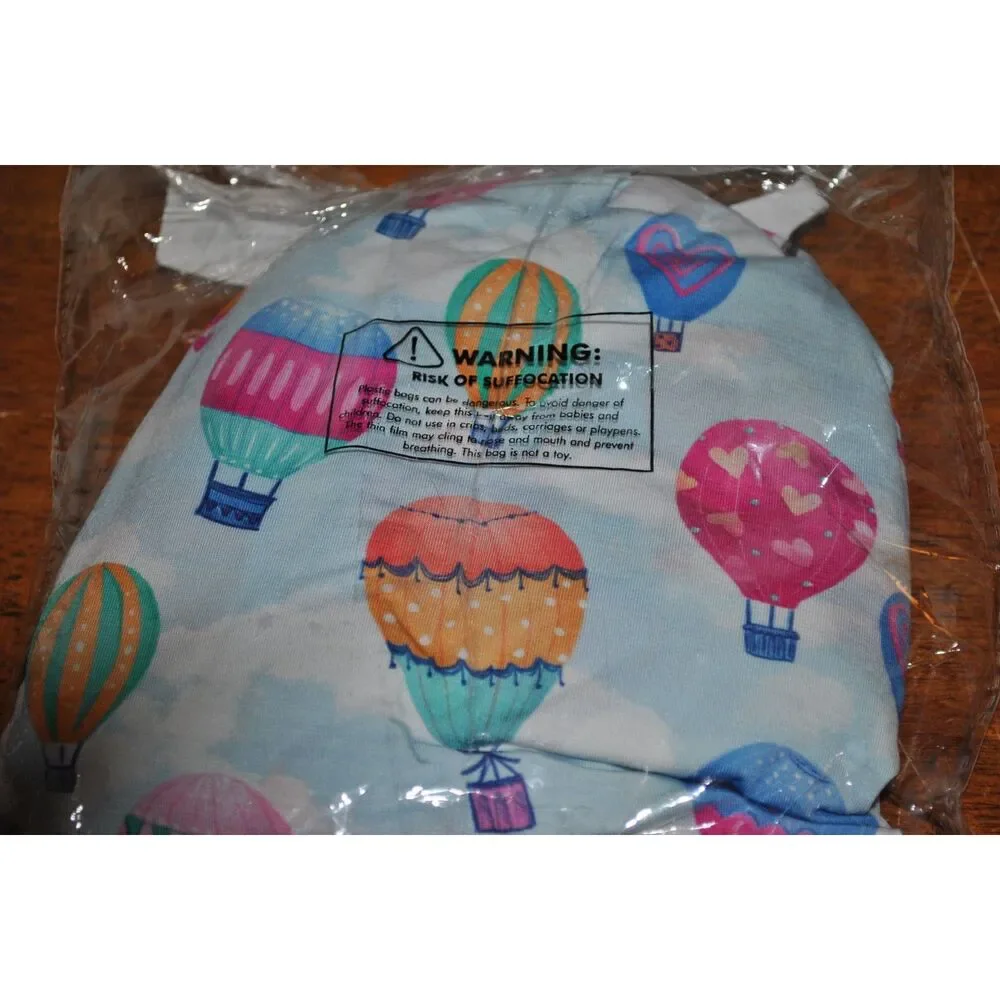 Retired Little Sleepies Balloon Ride Fitted Mini Crib Sheet NEW